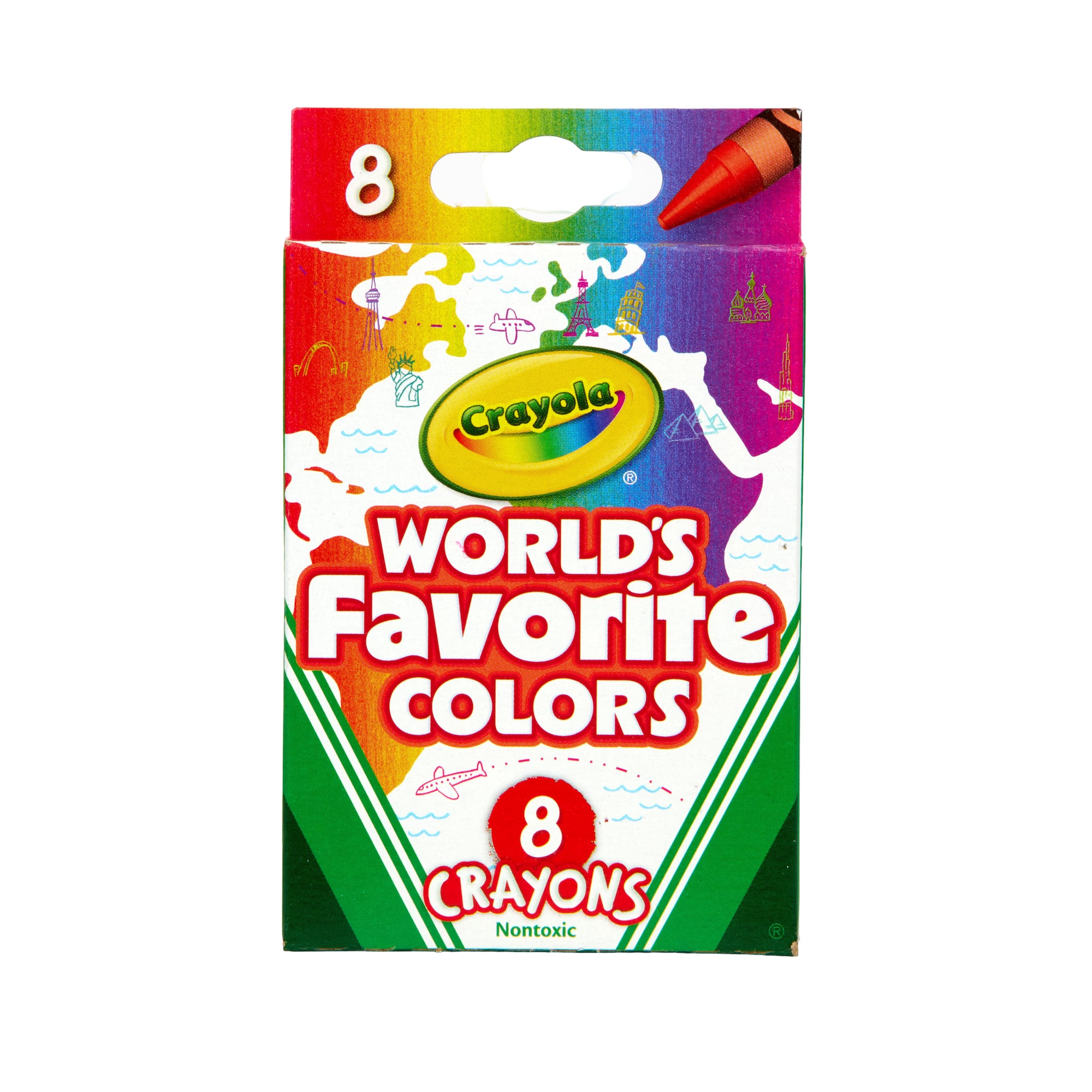 Crayola® World's Favorite Colors Crayons, 8ct.